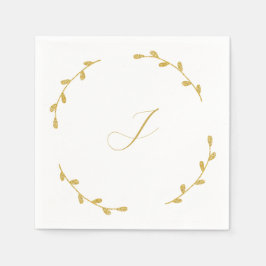 Guardanapos de Recepção de Casamento Iniciais