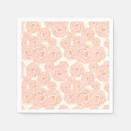 Guardanapos de sobremesa retrô com rosas de glacê 