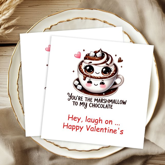 Guardanapos divertidos com nome personalizado para (Cute Food Custom Name Fun Valentine Napkins

)