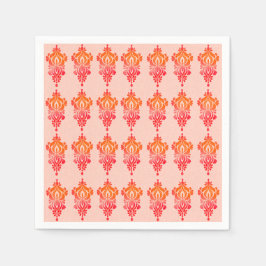 Guardanapos Elegantes de Damasco Floral Chic