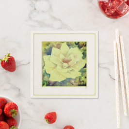 Guardanapos Florais de Rosa em Aquarela — Sage & I
