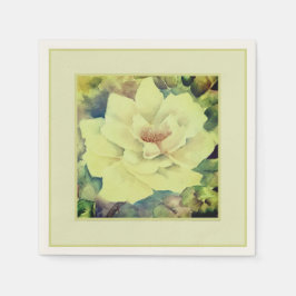 Guardanapos Florais de Rosa em Aquarela — Sage & I