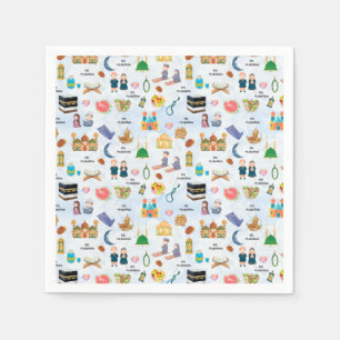 Guardanapos Kids Eid Mubarak – Design Islâmico Col