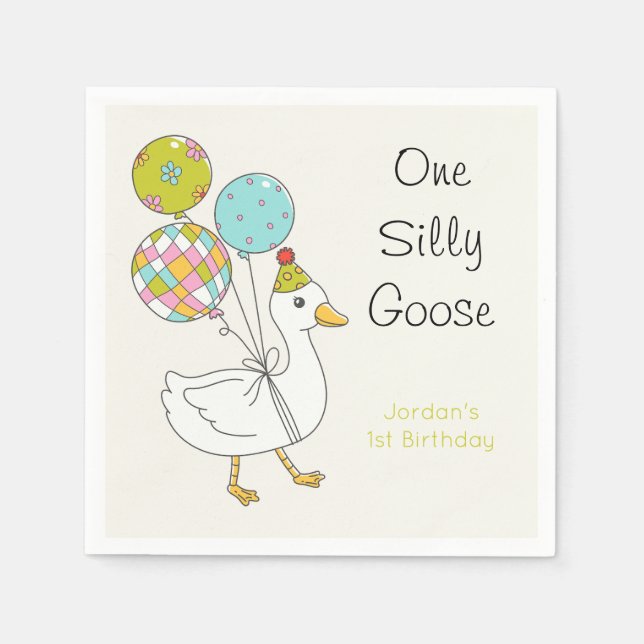 Guardanapos One Silly Goose (Frente)