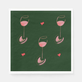 Guardanapos para amantes de vinho