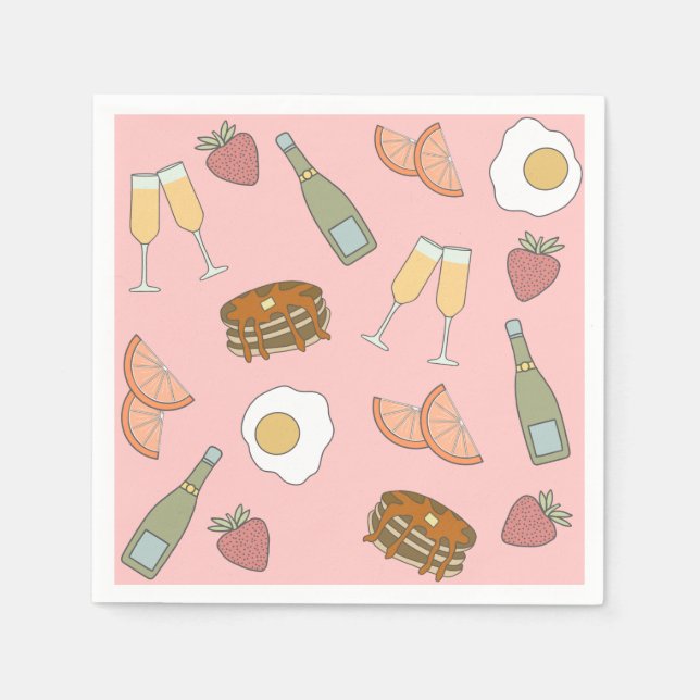 Guardanapos para Brunch e Coquetel Bubbly (Frente)