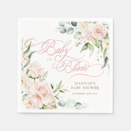 Guardanapos para Chá de Bebê Baby in Bloom Florals
