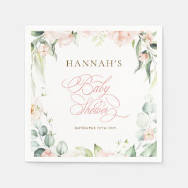 Guardanapos para Chá de Bebê Baby in Bloom Florals