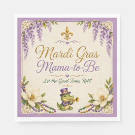 Guardanapos para Chá de Bebê da Mamãe Grávida do M