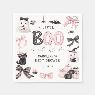 Guardanapos para Chá de Bebê da Menina Little Boo 