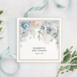 Guardanapos para Chá de Bebê Jardim Floral Aquarel<br><div class="desc">O design destes guardanapos para chá de bebê é uma bela fusão de tons pastel em azul poeirento e rosa beije, apresentando motivos florais delicados e encantadores. A paleta de cores suave e sutil cria uma atmosfera calmante e serena, enquanto os padrões florais intrincados adicionam um elemento de elegância e...</div>