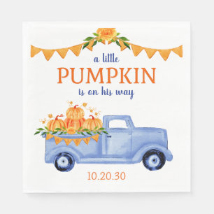 Guardanapos para Chá de Bebê Little Pumpkin Boy