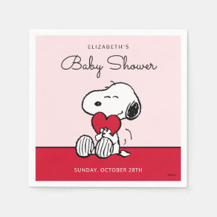 Guardanapos para Chá de Bebê Snoopy Little Sweet