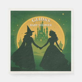 Guardanapos para Chá de Bebê Wicked - Festa Elphab