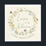 Guardanapos para Chá de Noiva com Abelha e Flor Si<br><div class="desc">Amor em Flor! Adicione esses guardanapos combinando à sua louça de chá de noiva. Perfeito para o seu chá de noiva temático de abelha e flor silvestre. 

Veja toda a coleção Amor em Flor com Abelha e Flor Silvestre para mais itens combinando!</div>