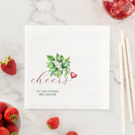 Guardanapos para Chá de Noiva Future Mrs Red