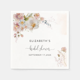 Guardanapos para Chá de Panela Floral Blush