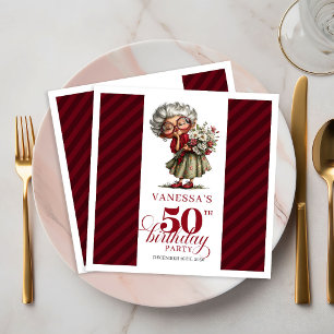 Guardanapos para Festa de 50º Aniversário Divertid