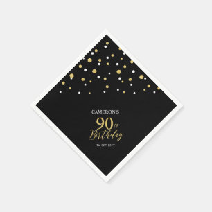 Guardanapos para Festa de Aniversário de 90 anos e