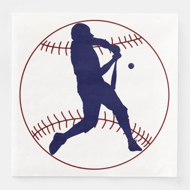 Guardanapos para jantar America's Pastime (Frente)