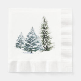 GUARDANAPOS PARA LANCHE DE CENÁRIO DE INVERNO