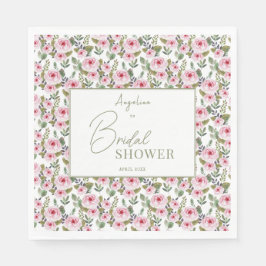 Guardanapos para um chá de panela pastel.