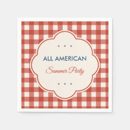 Guardanapos Patrióticos Vintage Americana
