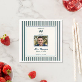 Guardanapos Personalizados com Foto, Aniversário P