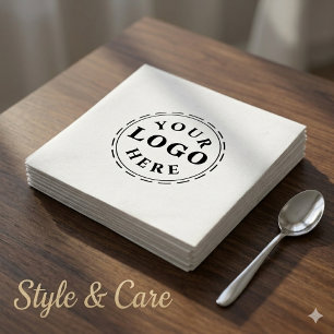 Guardanapos Personalizados com Logotipo para Promo