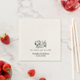 Guardanapos Personalizados com noivado Personaliza