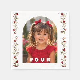 Guardanapos Personalizados de Aniversário Menina 4