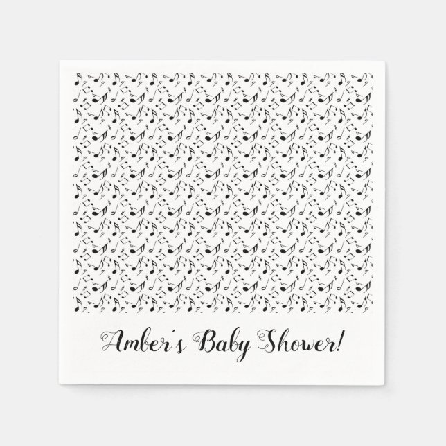 Guardanapos Personalizados Festa de Música (Frente)