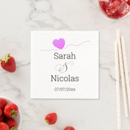 Guardanapos personalizados minimalistas