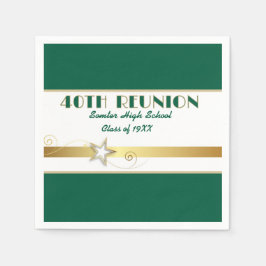 Guardanapos personalizados para a festa de reencon