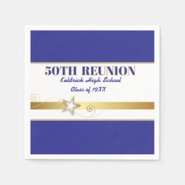 Guardanapos personalizados para a festa de reunião