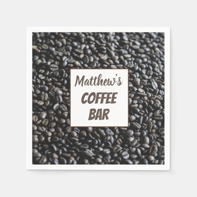 Guardanapos Personalizados para Café Personalizado (Frente)