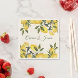 Guardanapos Personalizados para Casamento Itália L