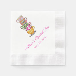 Guardanapos Personalizados para Chá de Noiva