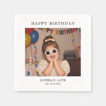 Guardanapos Personalizados para Festa de Aniversár