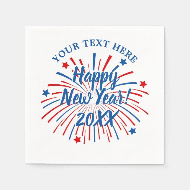 Guardanapos personalizados para festa de coquetel  (Frente)