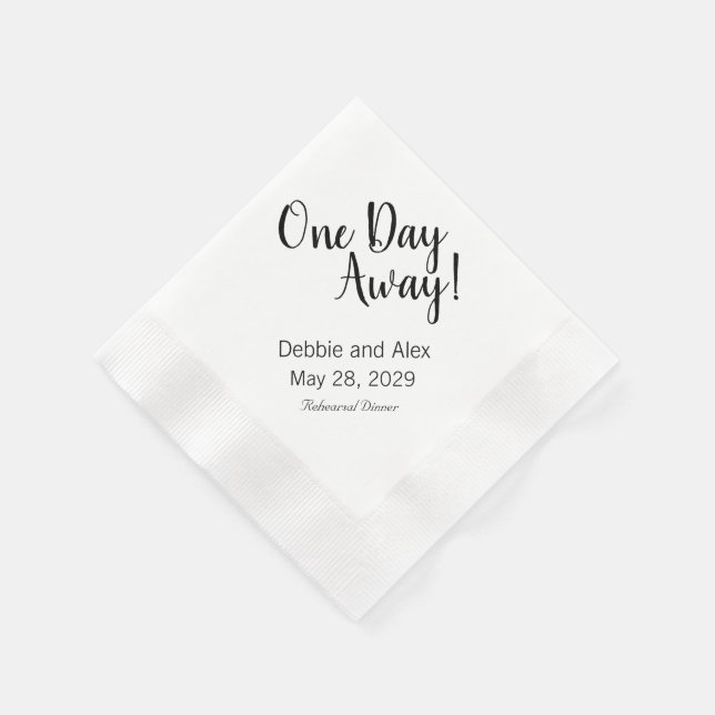 Guardanapos Personalizados para Jantar de Ensaios  (Canto)