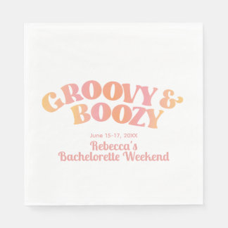 Guardanapos Personalizados Rosa Bege Groovy e Booz