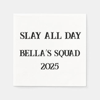Guardanapos Personalizados Slay All Day – Festa de