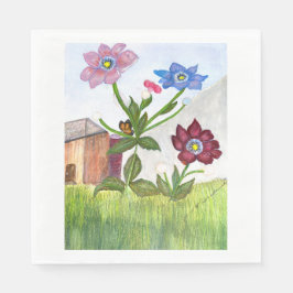 Guardanapos Pintura Aquarela