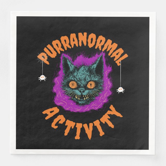 🕷️ Guardanapos Purranomais 🐾 (Frente)