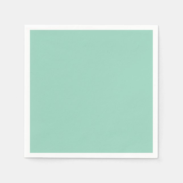 Guardanapos Sólidos Azul Turquesa Claro Fofos (Frente)