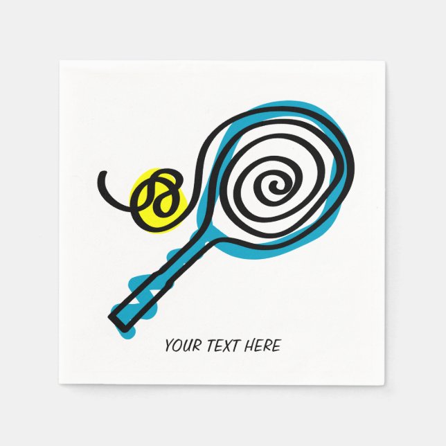 guardanapos temáticos de tênis para casa ou festa  (Frente)