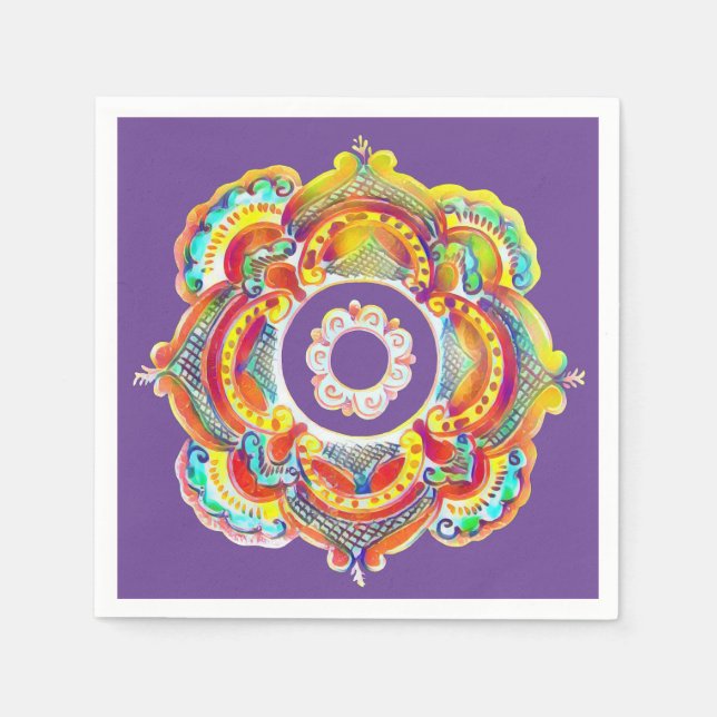 guardanapos tradicionais do folheto popular ucrani (Frente)