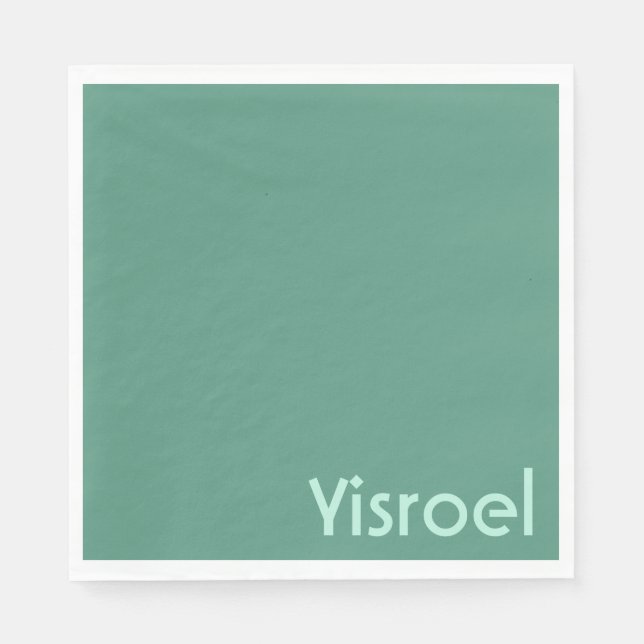 Guardanapos verdes (Frente)