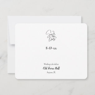 Guardar a Cartão Floral Personalizado de Casamento